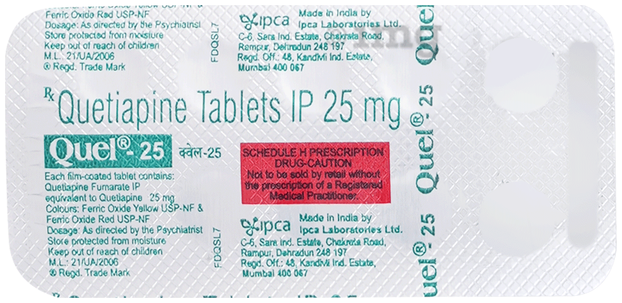 Quel 25mg Tablet