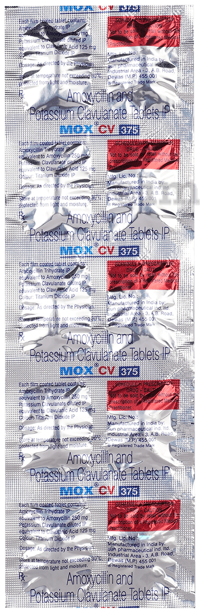 Mox CV 375 Tablet