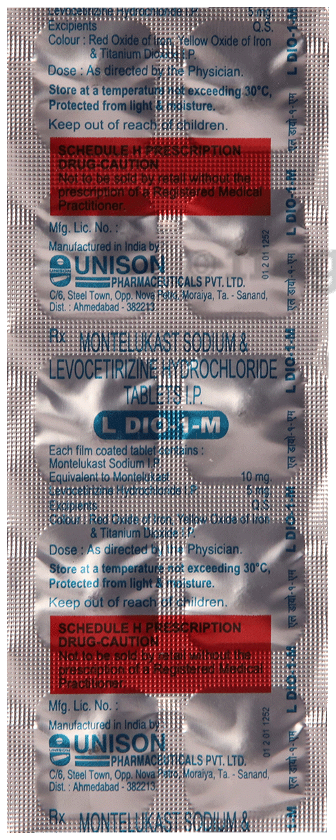 Ldio 1 M 5mg/10mg Tablet