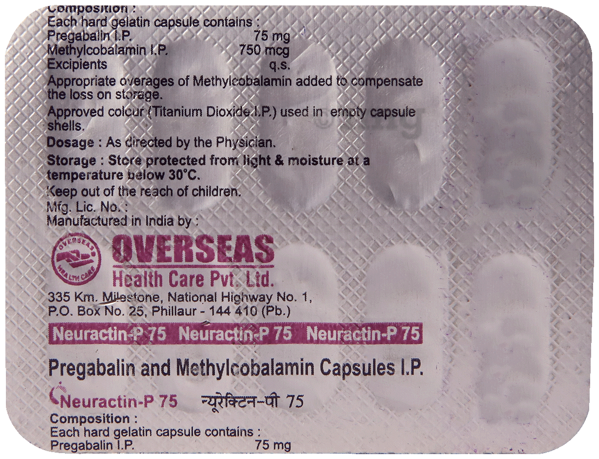 Neuractin-P 75 Capsule