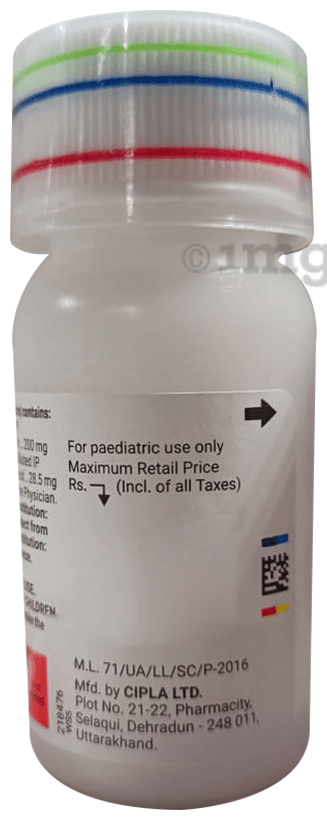 Advent 228.5mg Dry Syrup Tangy Orange