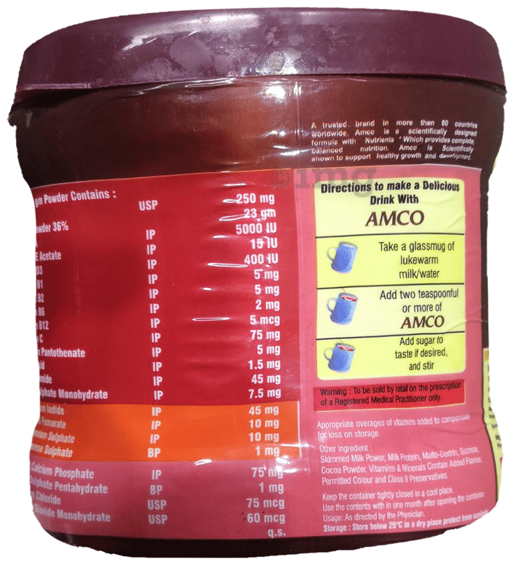 Amco Family Health Protein Tonic Powder | Flavour Chocolate