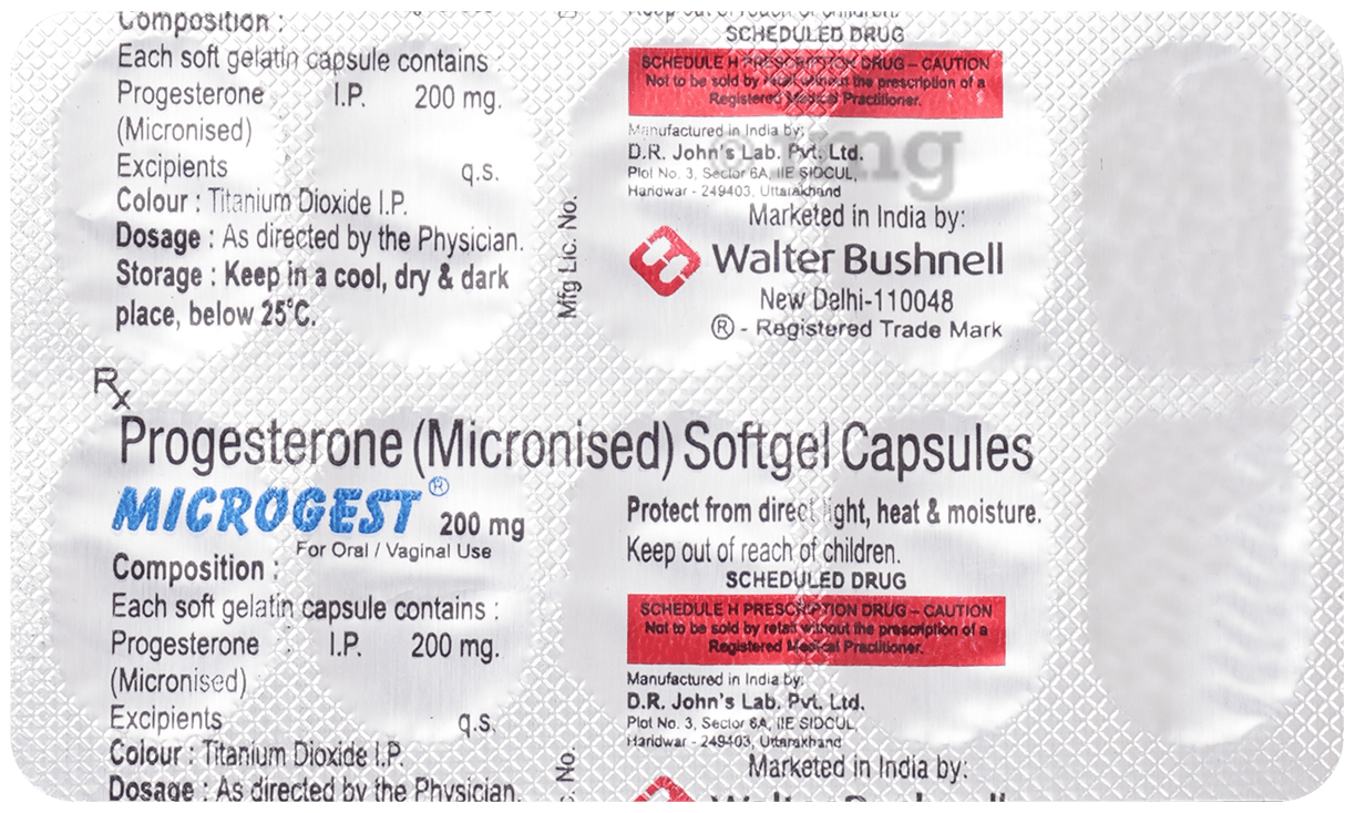 Microgest 200mg Softgel Capsule