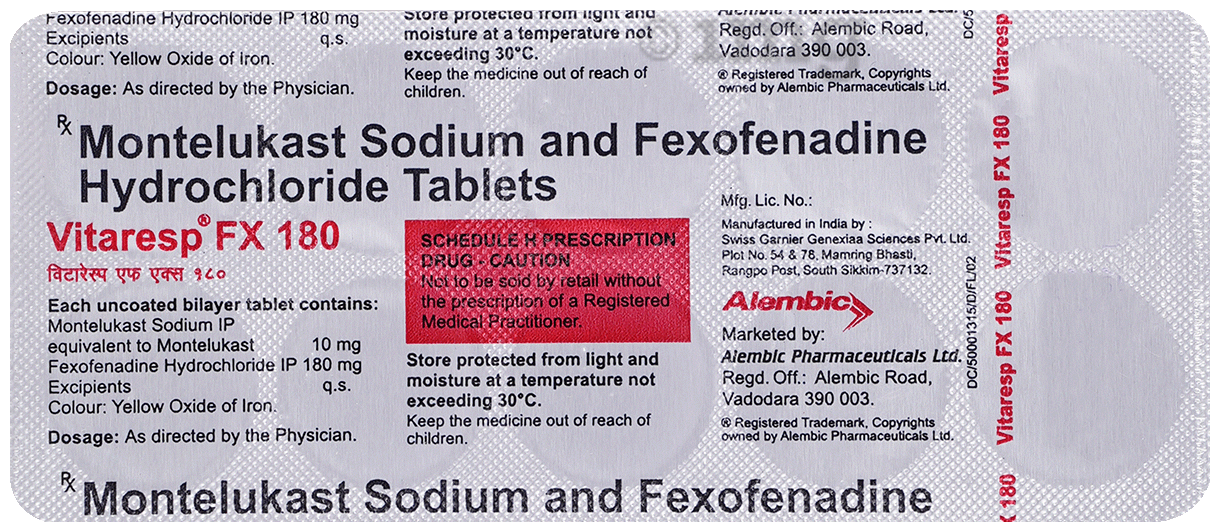 Vitaresp FX 180 Tablet