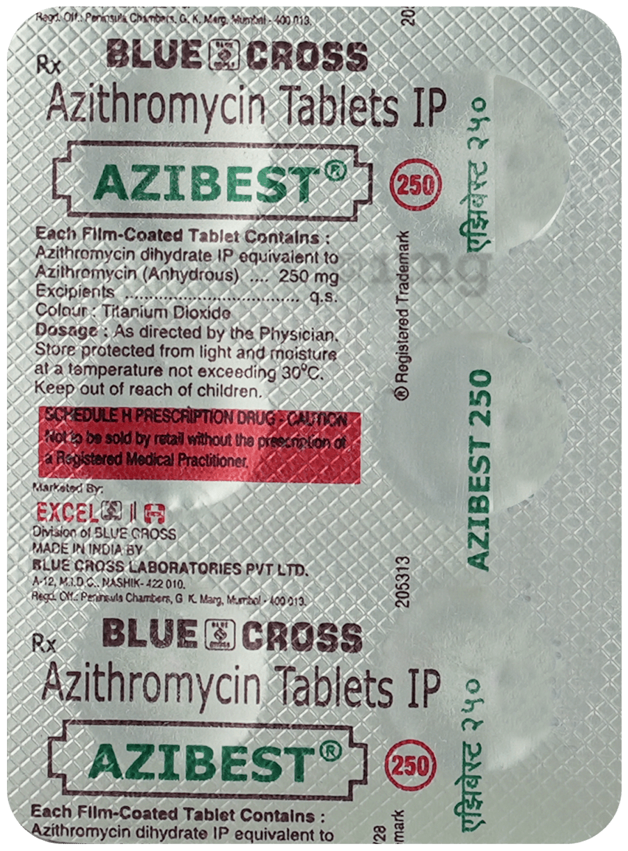 Azibest 250mg Tablet