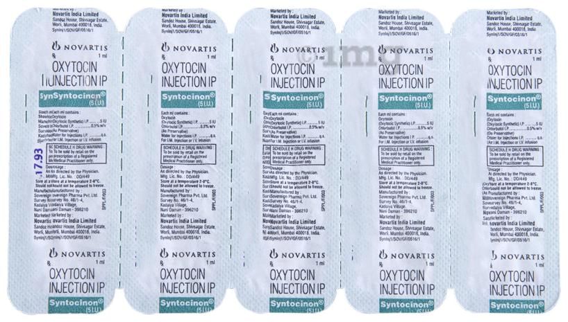 Syntocinon Injection