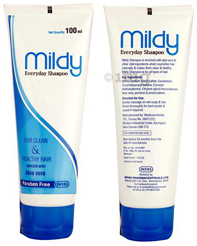 Mildy Shampoo with Aloe Vera for Healthy Hair | Paraben Free | Hair Care