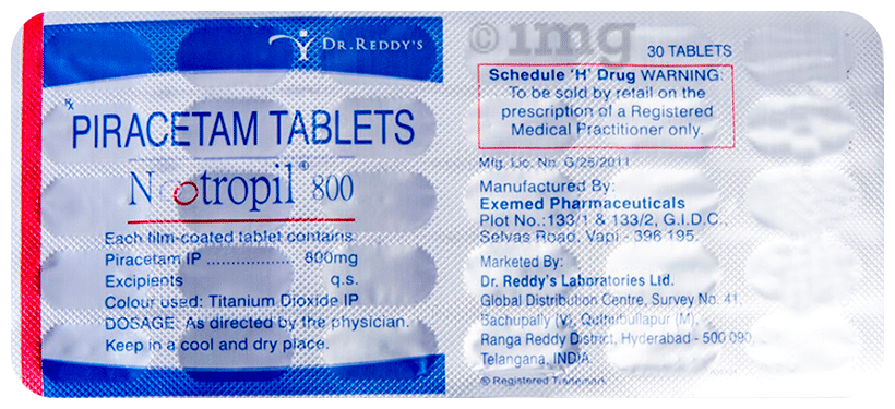 Nootropil 800mg Tablet