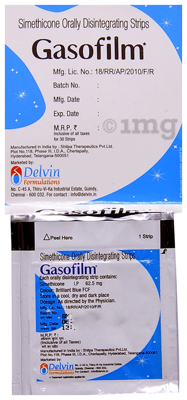 Gasofilm Oral Disintegrating Strip