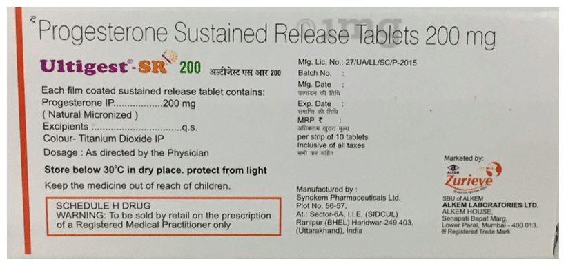Ultigest -SR 200 Tablet