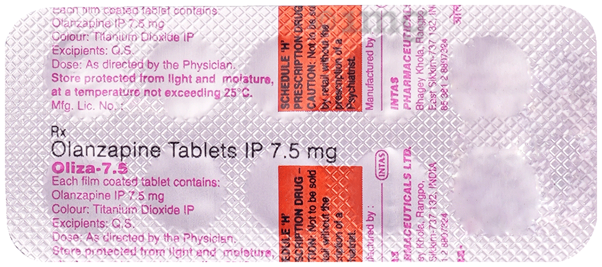 Oliza 7.5mg Tablet
