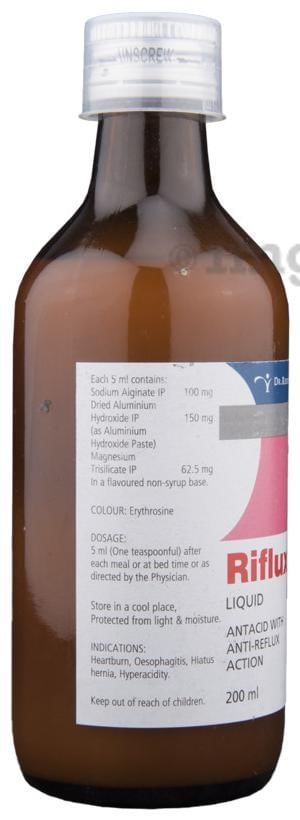 Riflux Antacid with Anti-Reflux Action Liquid | For Heartburn &amp; Hyperacidity Relief