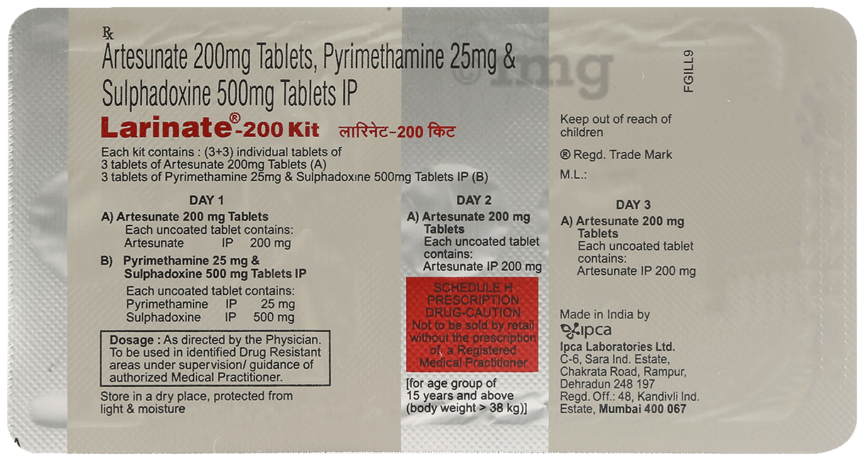 Larinate 200 Kit Tablet