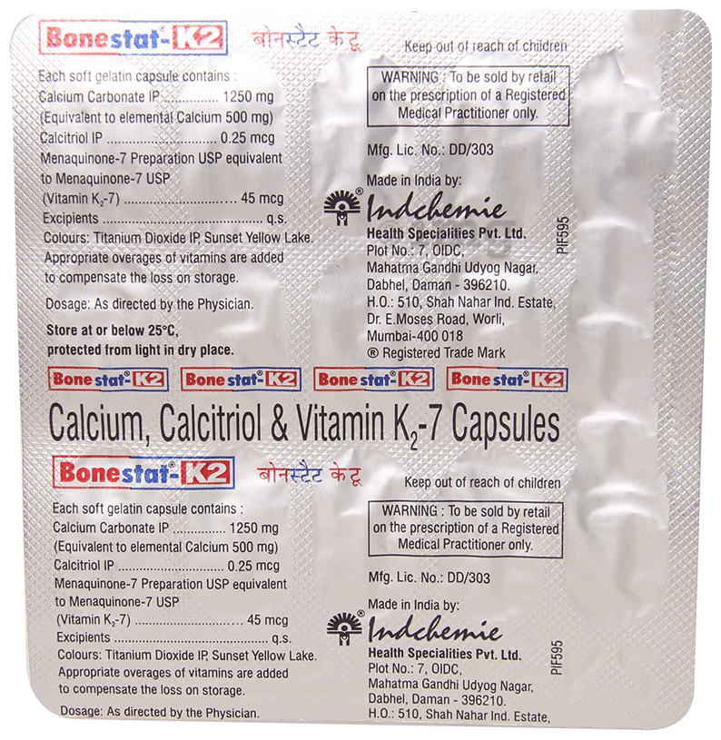 Bonestat-K2 Soft Gelatin Capsule