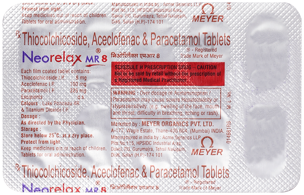 Neorelax MR 8 Tablet