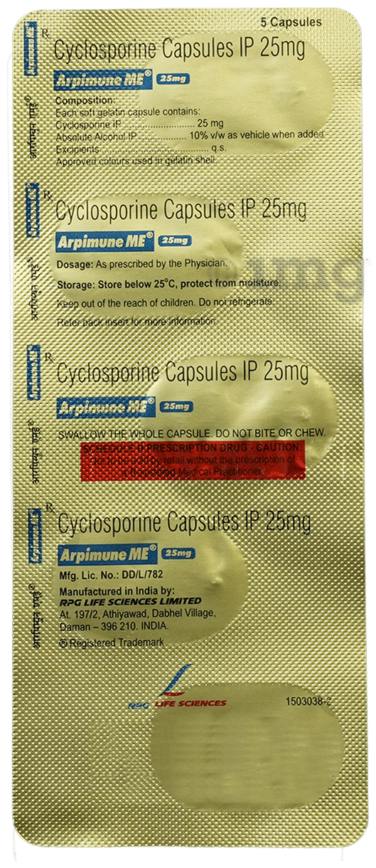 Arpimune ME 25mg Capsule