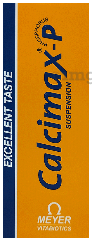 Calcimax P Suspension with Calcium, Magnesium Zinc &amp; Vitamin D3 | For Strong Bones | Advanced Vitamin &amp; Mineral Formula