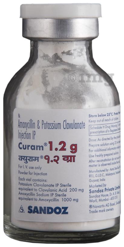 Curam 1.2gm Powder for Injection