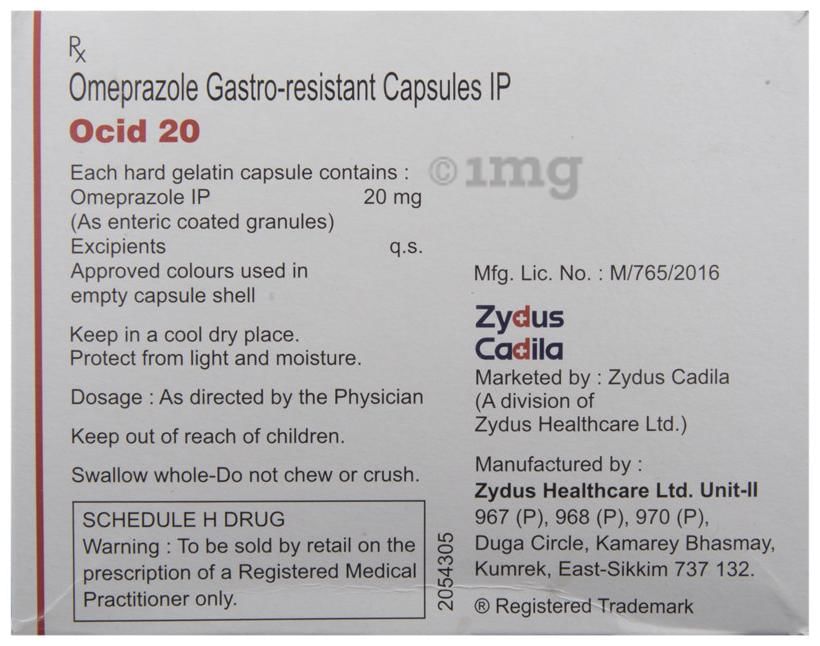 Ocid 20 Capsule