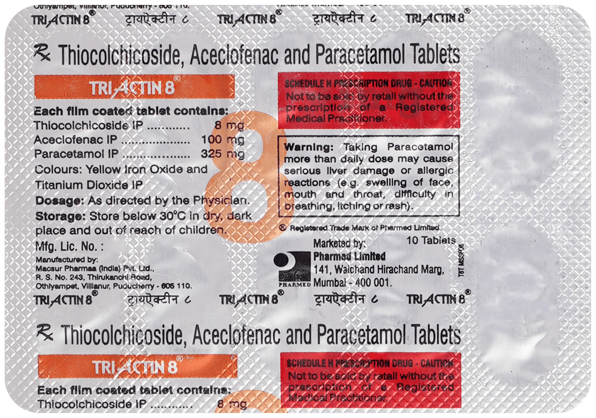 Triactin 8 Tablet