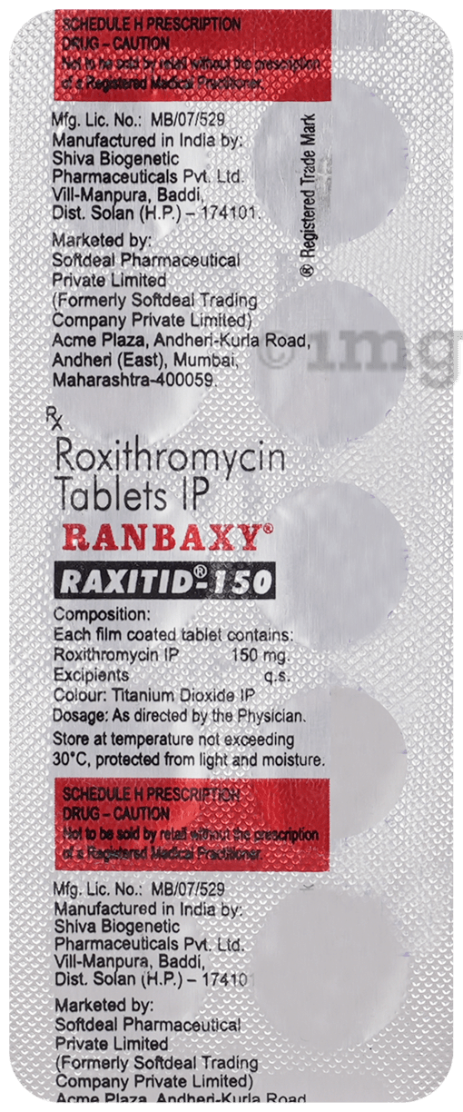 Raxitid 150mg Tablet