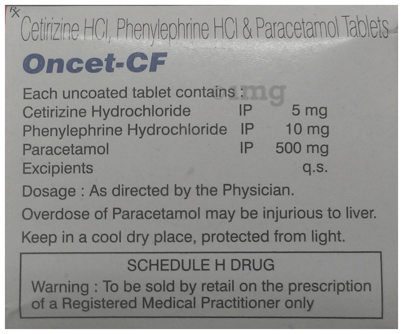 Oncet-CF  Tablet