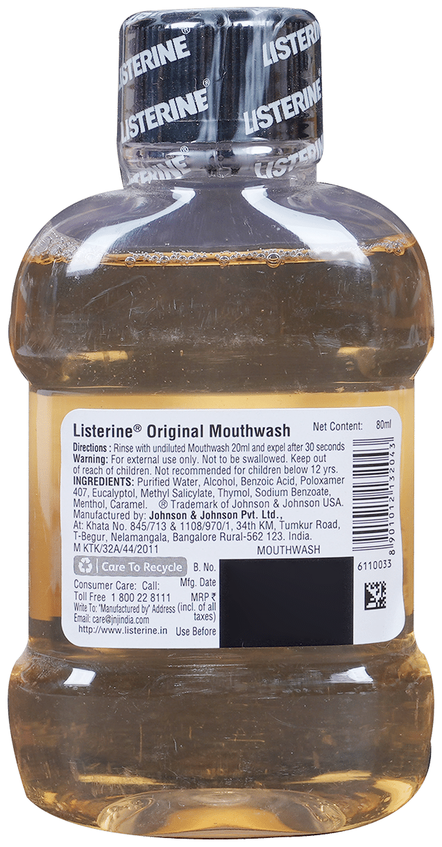 Listerine Original Mouth Wash | For Gum Problems, Bad Breath &amp; Plaque