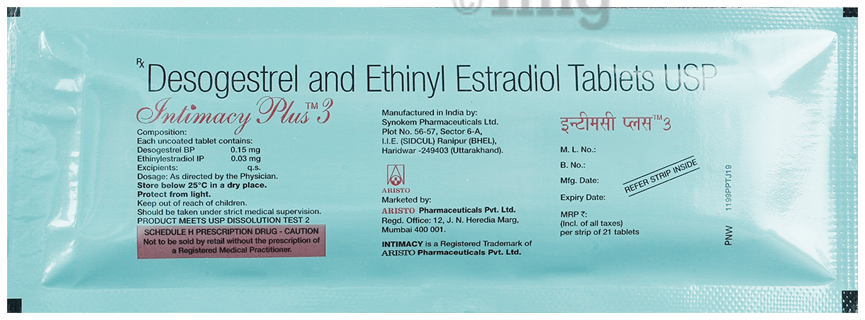 Intimacy Plus 0.03 mg/0.15 mg Tablet