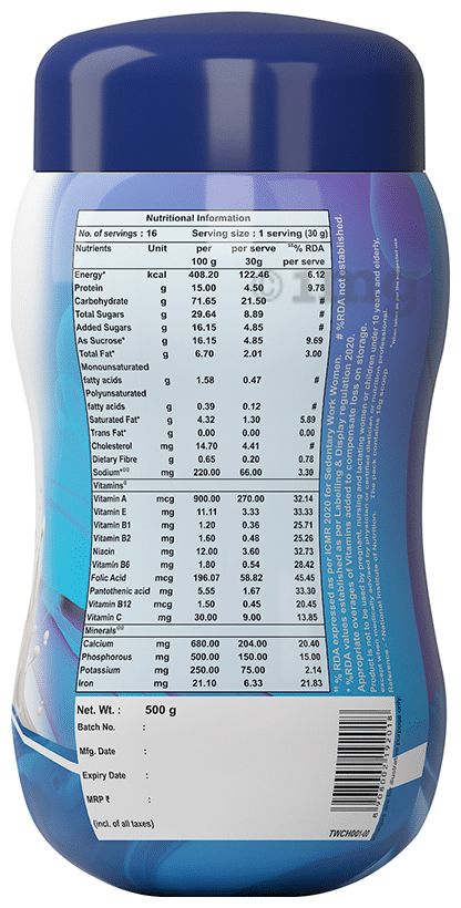 Endura Mass Weight Gainer to Stay Fit | For Adults &amp; Children Above 10 Years | Flavour Vanilla