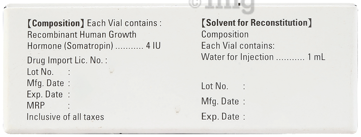 Eutropin 4IU Injection