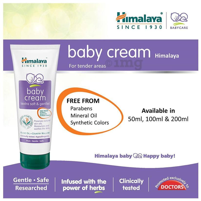Himalaya Baby Cream | Moisturises &amp; Soothes the Skin |  Extra Soft &amp; Gentle