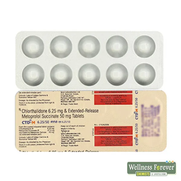 CTD-M 6.25/50MG 10TAB