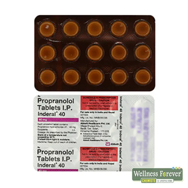 INDERAL 40MG 15TAB