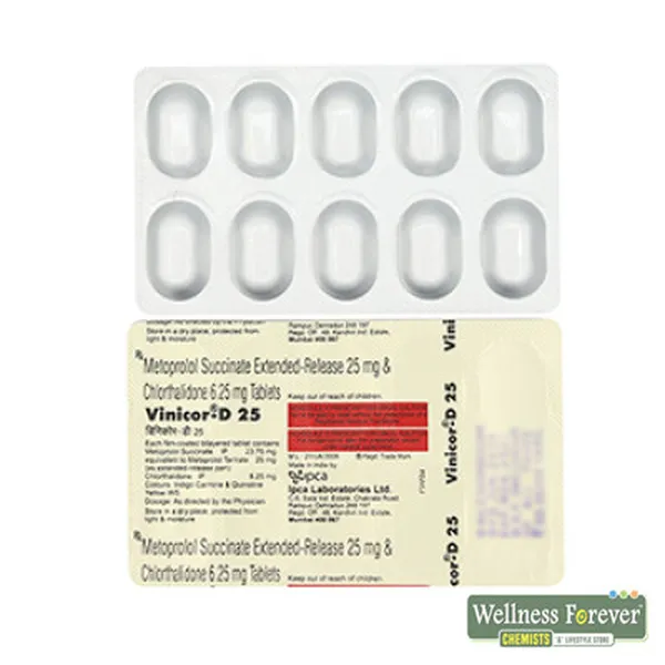 VINICOR-D 25MG 10TAB