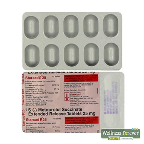 STARCAD-B 25MG 10TAB