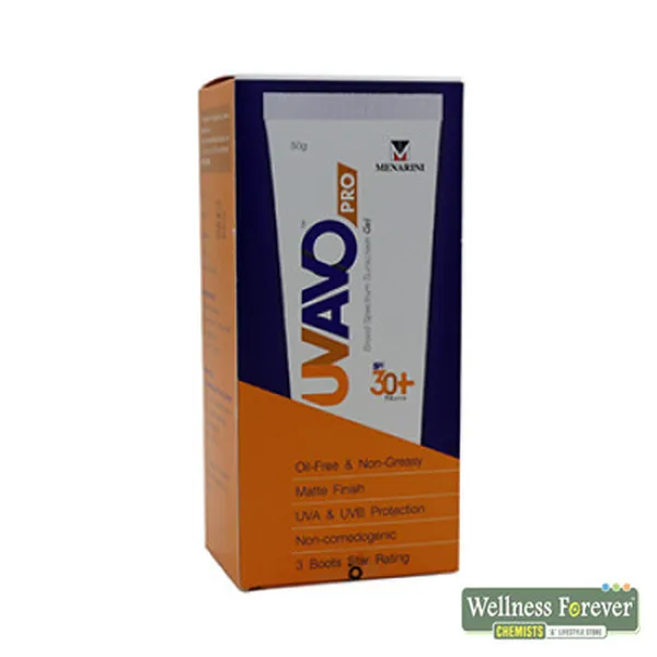 UVAVO PRO SPF 30GEL 50GM
