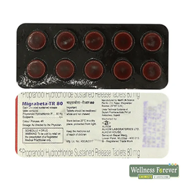 MIGRABETA-TR 80MG 10TAB