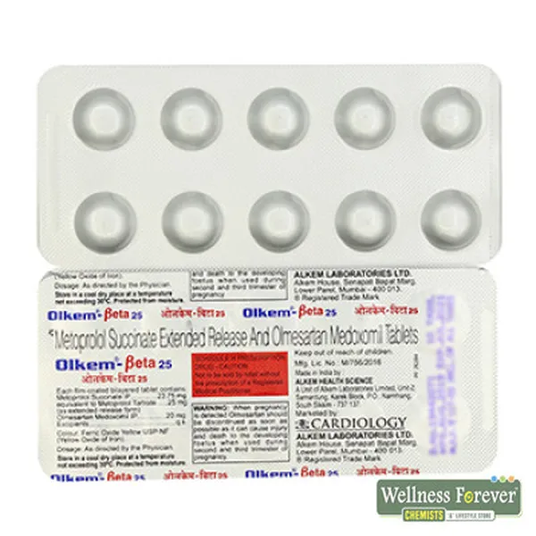 OLKEM-BETA 25MG 10TAB