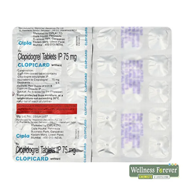 CLOPICARD 75MG 15TAB