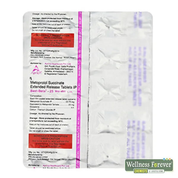 BEST-BETA 25MG 10TAB