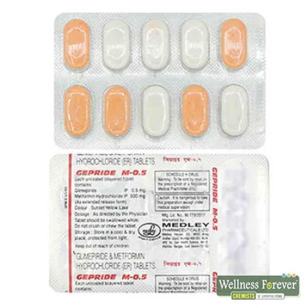 GEPRIDE-M 0.5MG 10TAB