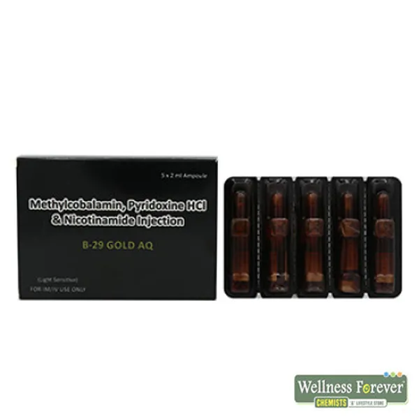B-29-GOLD AQ INJ 2ML AMP
