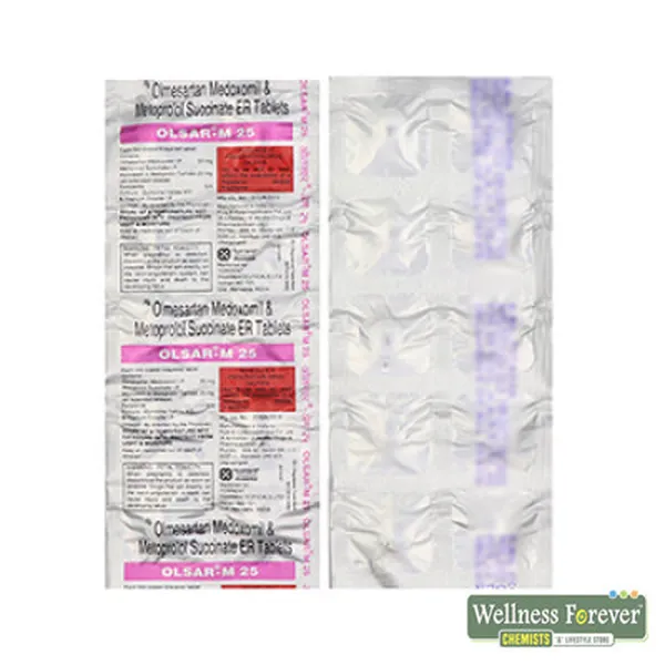OLSAR-M 25MG 10TAB