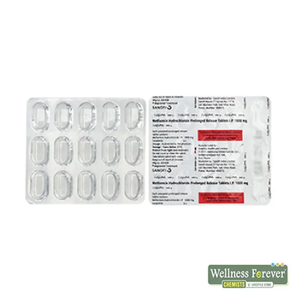 CETAPIN-XR 1000MG 15TAB