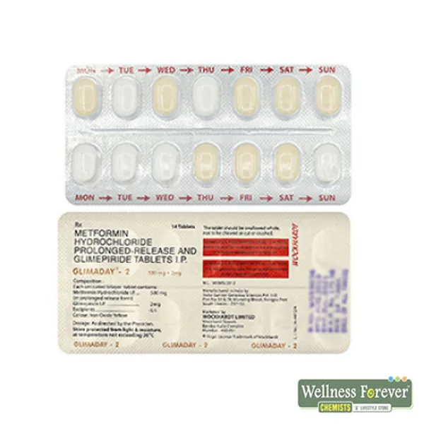GLIMADAY 2MG 14TAB