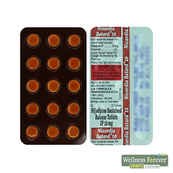 NICARDIA-RETARD 10MG 15TAB