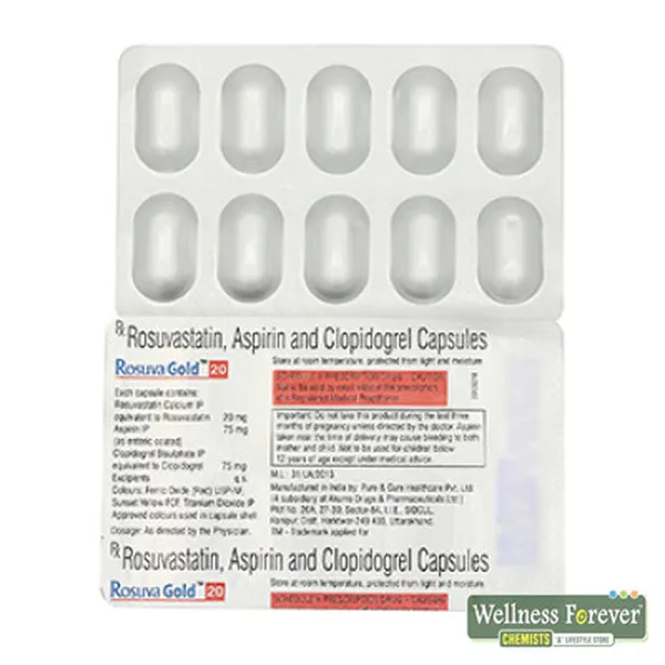 ROSUVA-GOLD 20MG 10CAP