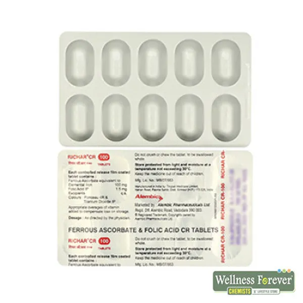 RICHAR-CR 100MG 10TAB