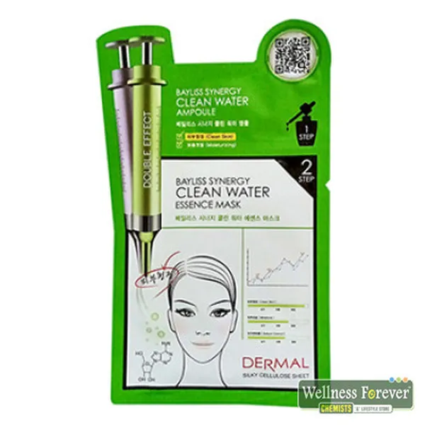 DERMAL BAYLISS SYNERGY CLEAN WATER ESSENCE FACIAL MASK