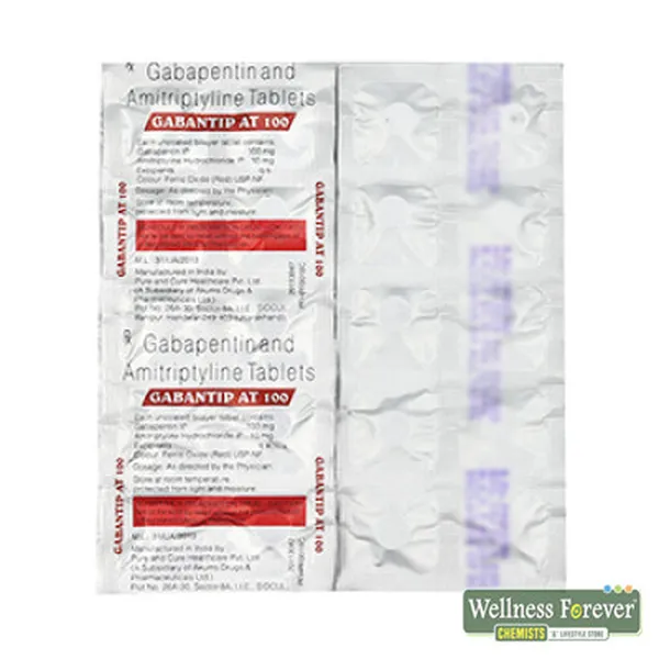 GABANTIP-AT 100MG 10TAB